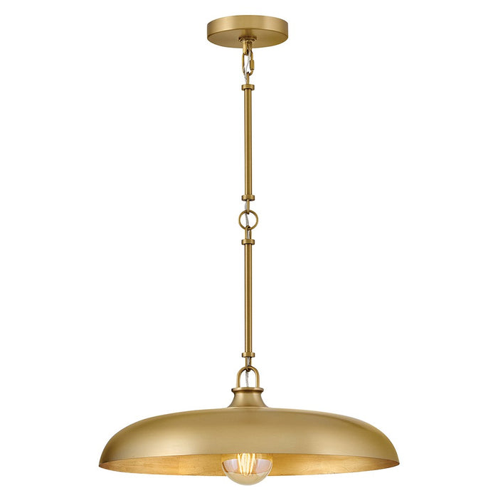 Hinkley 48167LCB-LCB LED Pendant, Lacquered Brass