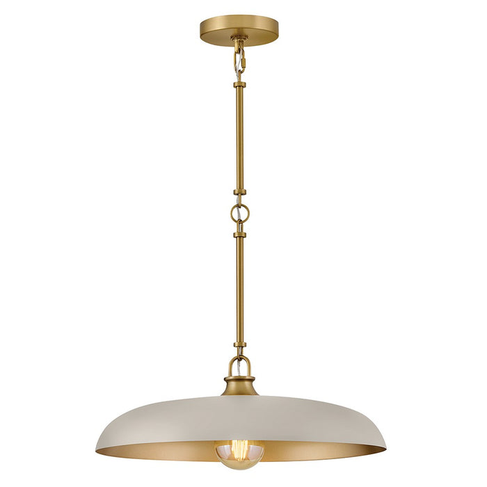 Hinkley 48167LCB-LTP LED Pendant, Lacquered Brass