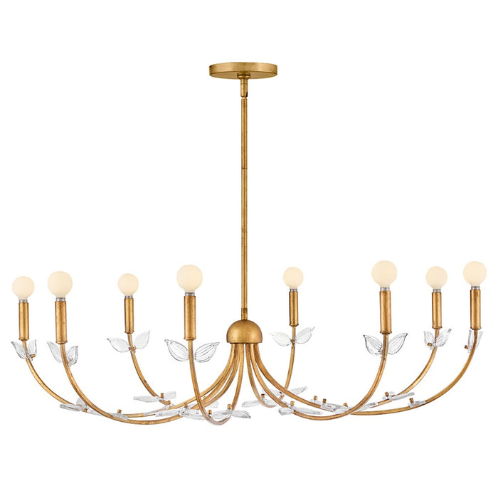 Hinkley 48288DA LED Chandelier, Distressed Brass