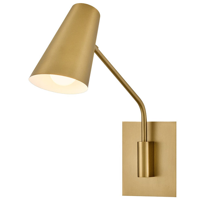 Hinkley 48310LCB LED Swing Arm Wall Sconce, Lacquered Brass