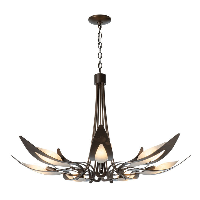 Hubbardton Forge 101320-SKT-05-BB0823 Seven Light Chandelier, Bronze