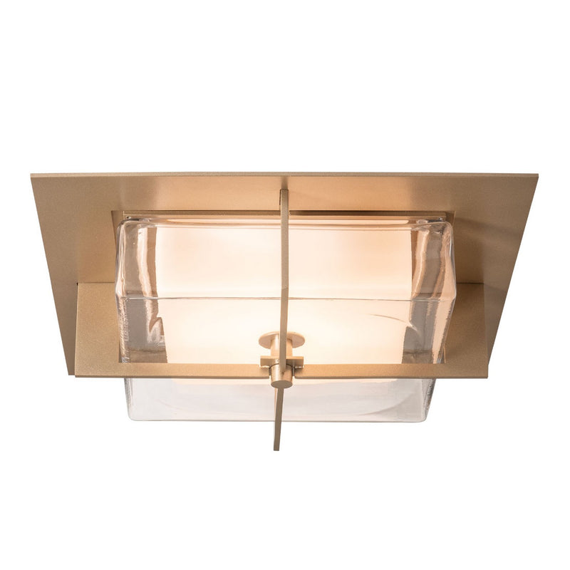Hubbardton Forge 126400-LED-84-ZM0827 LED Flush Mount, Soft Gold