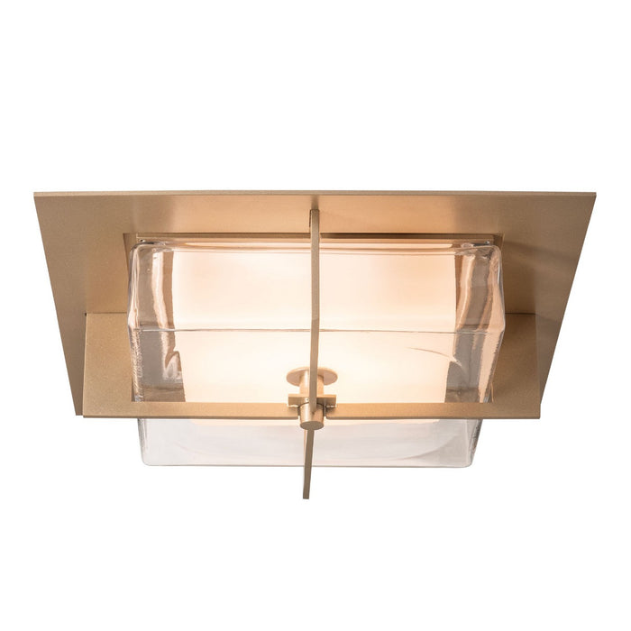 Hubbardton Forge 126400-LED-84-ZM0827 LED Flush Mount, Soft Gold