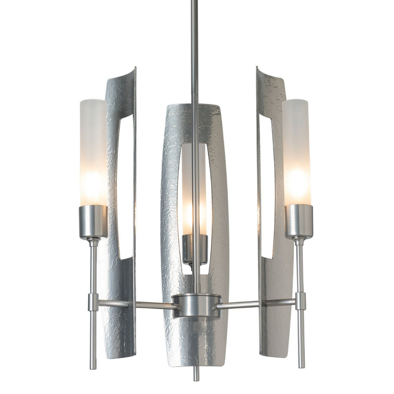 Hubbardton Forge 131055-SKT-MULT-85-FD0611 Three Light Pendant, Sterling