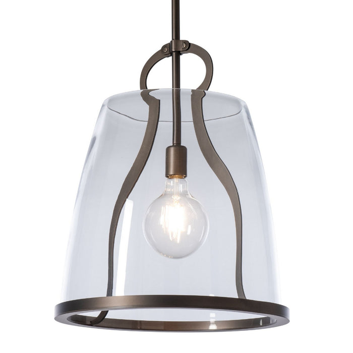 Hubbardton Forge 131066-SKT-MULT-07-ZM0819 One Light Pendant, Dark Smoke