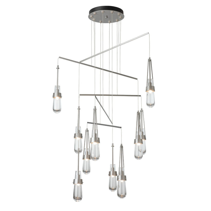 Hubbardton Forge 131149-SKT-STND-82-ZM0434 LED Pendant, Vintage Platinum