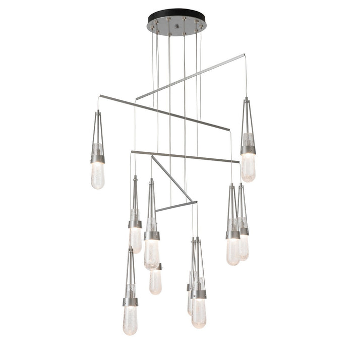 Hubbardton Forge 131150-SKT-STND-85-YG0434 LED Pendant, Sterling
