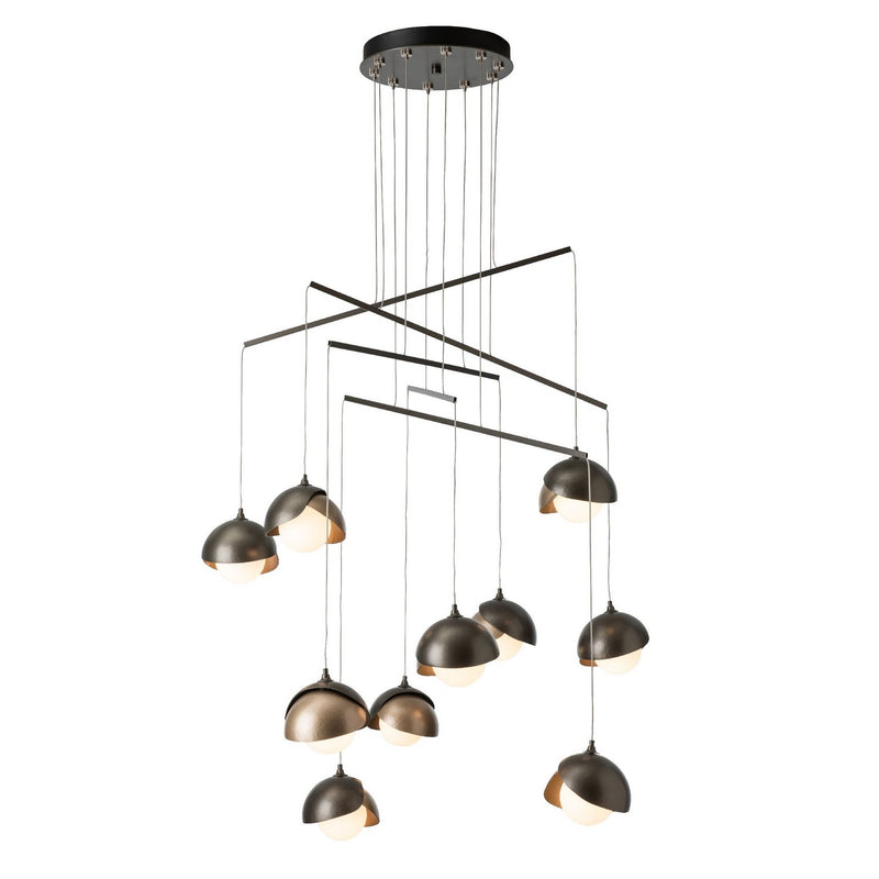 Hubbardton Forge 131155-SKT-STND-07-84-GG0711 LED Pendant, Dark Smoke