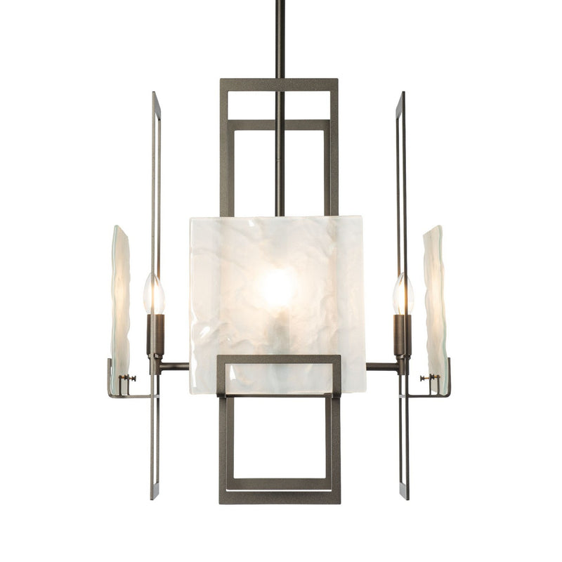 Hubbardton Forge 131550-SKT-MULT-14-FD0836 Four Light Pendant, Oil Rubbed Bronze