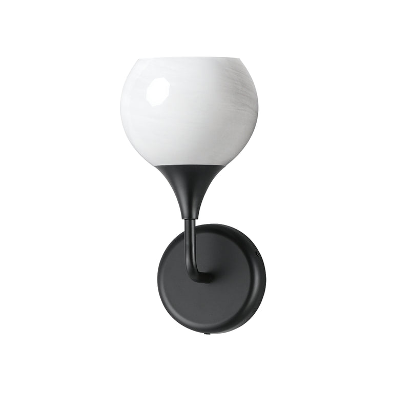 Maxim 21221MRBK One Light Wall Sconce, Black