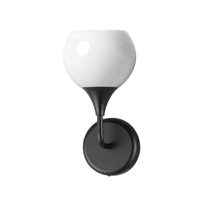 Maxim 21221MRBK One Light Wall Sconce, Black