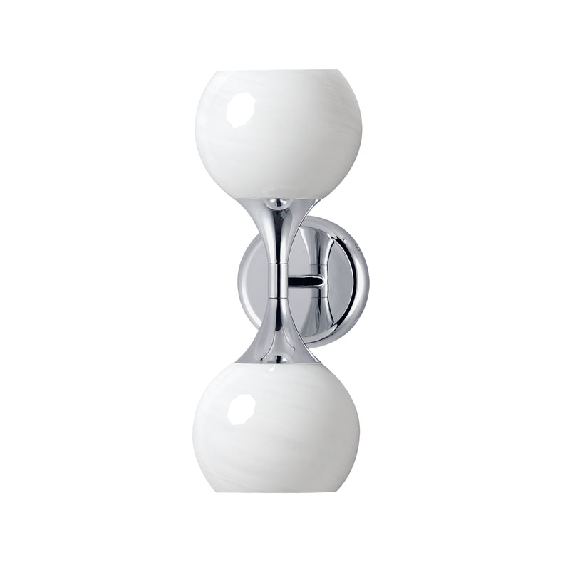 Maxim 21222MRPC Two Light Wall Sconce, Polished Chrome