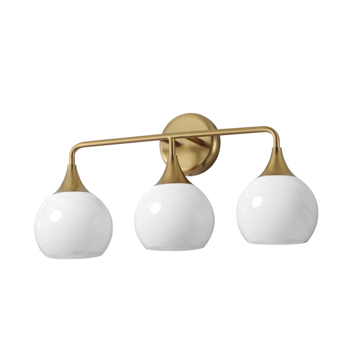 Maxim 21223MRNAB Three Light Bath Vanity, Natural Aged Brass
