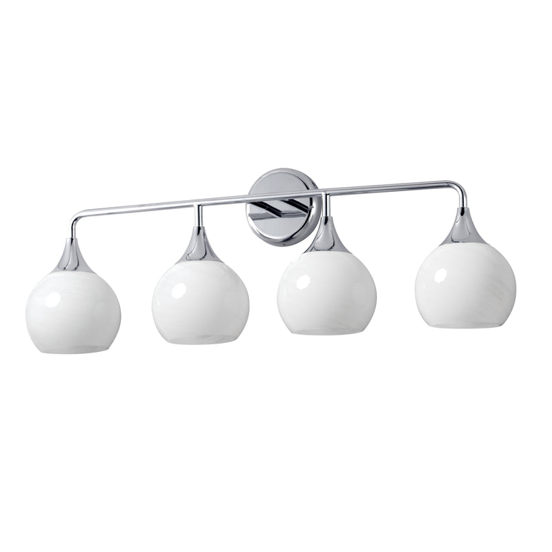 Maxim 21224MRPC Four Light Bath Vanity, Polished Chrome