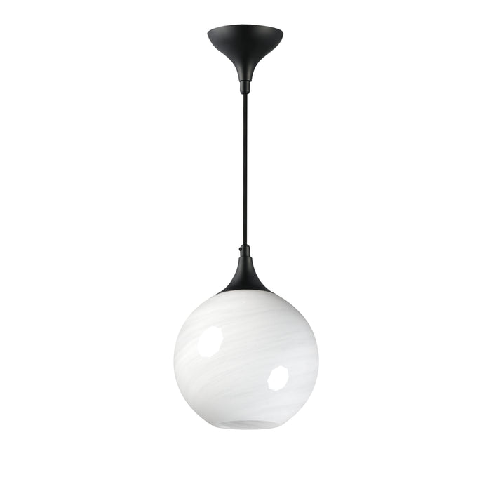 Maxim 21226MRBK One Light Pendant, Black