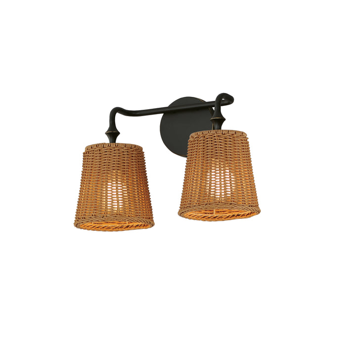 Maxim 21482NADBZ Two Light Wall Sconce, Dark Bronze