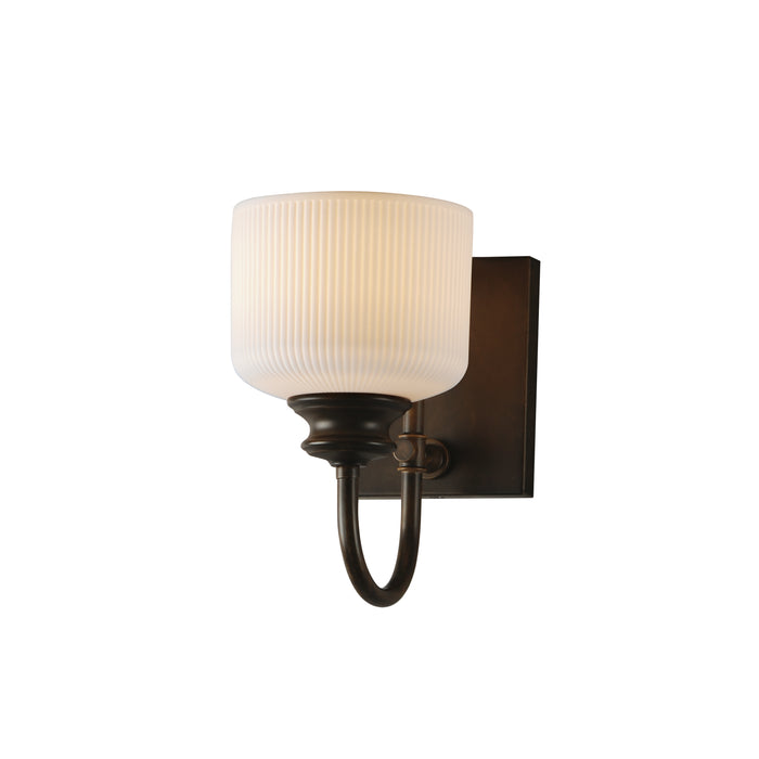 Maxim 21491WTOI One Light Wall Sconce, Oil Rubbed Bronze