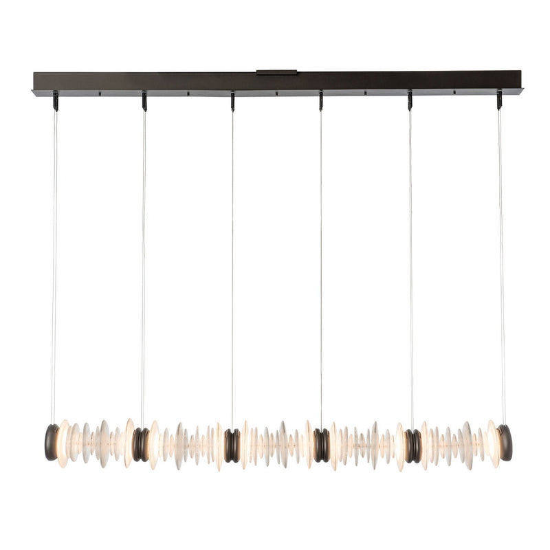 Hubbardton Forge 139975-LED-STND-14 LED Pendant, Oil Rubbed Bronze