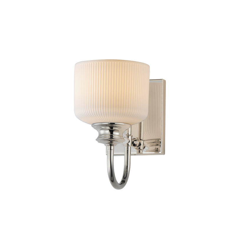 Maxim 21491WTPN One Light Wall Sconce, Polished Nickel