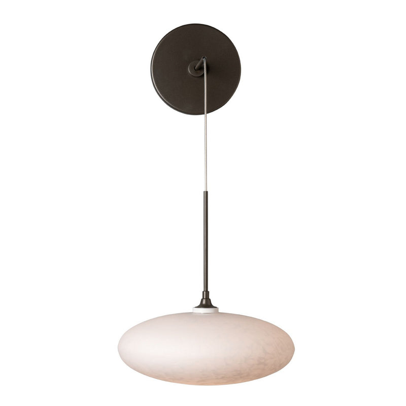 Hubbardton Forge 201399-SKT-07-GS0818 LED Wall Sconce, Dark Smoke