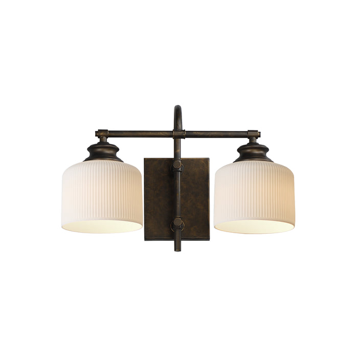 Maxim 21492WTOI Two Light Wall Sconce, Oil Rubbed Bronze