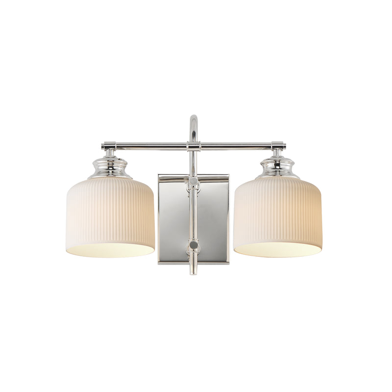 Maxim 21492WTPN Two Light Wall Sconce, Polished Nickel