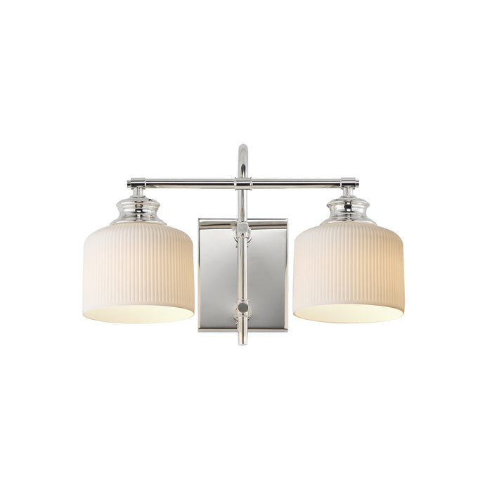 Maxim 21492WTPN Two Light Wall Sconce, Polished Nickel