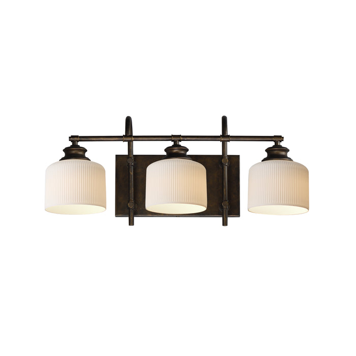 Maxim 21493WTOI Three Light Bath Vanity, Oil Rubbed Bronze