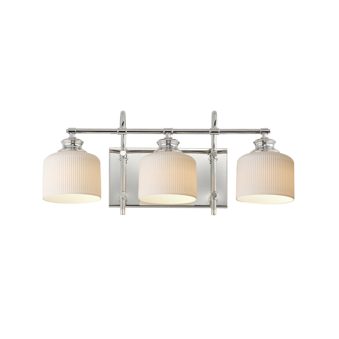 Maxim 21493WTPN Three Light Bath Vanity, Polished Nickel