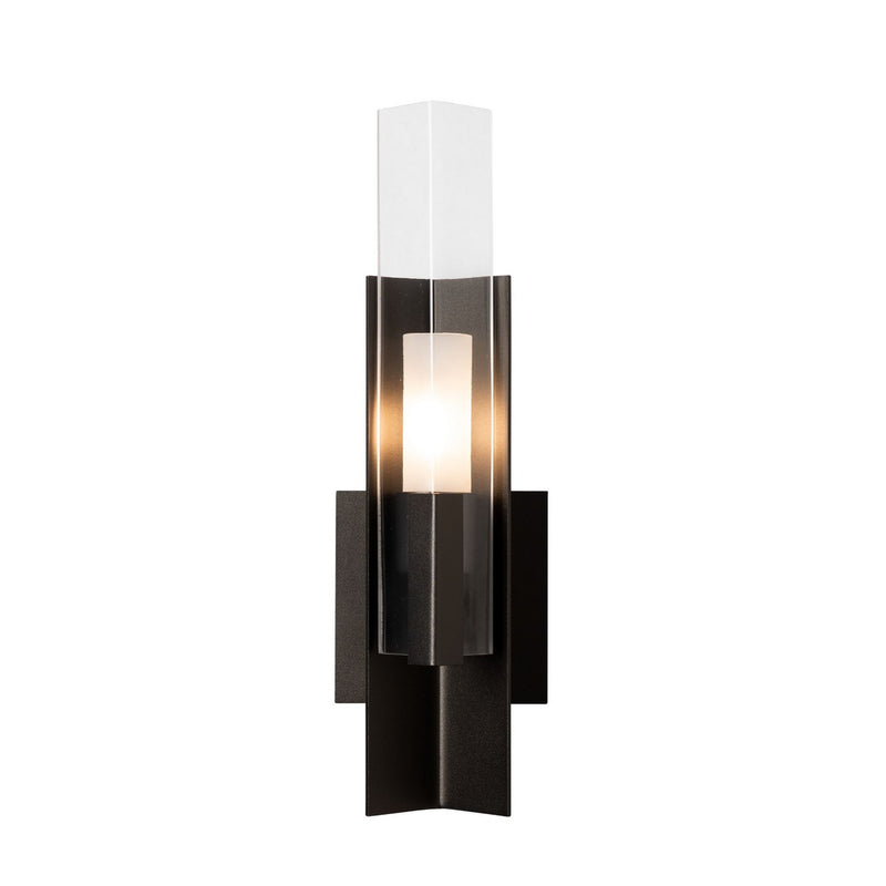Hubbardton Forge 202045-SKT-14-ZM0828 One Light Wall Sconce, Oil Rubbed Bronze
