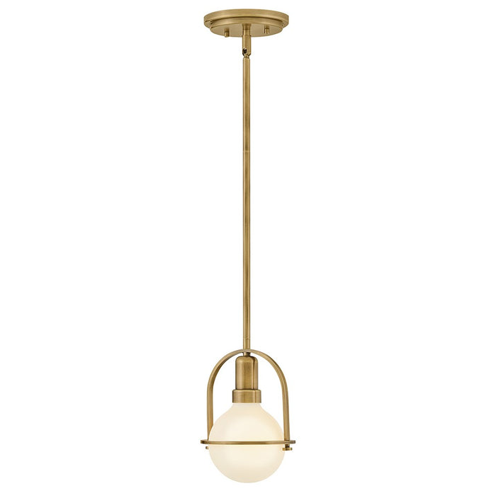 Hinkley 53771HB LED Convertible Semi-Flush Mount, Heritage Brass