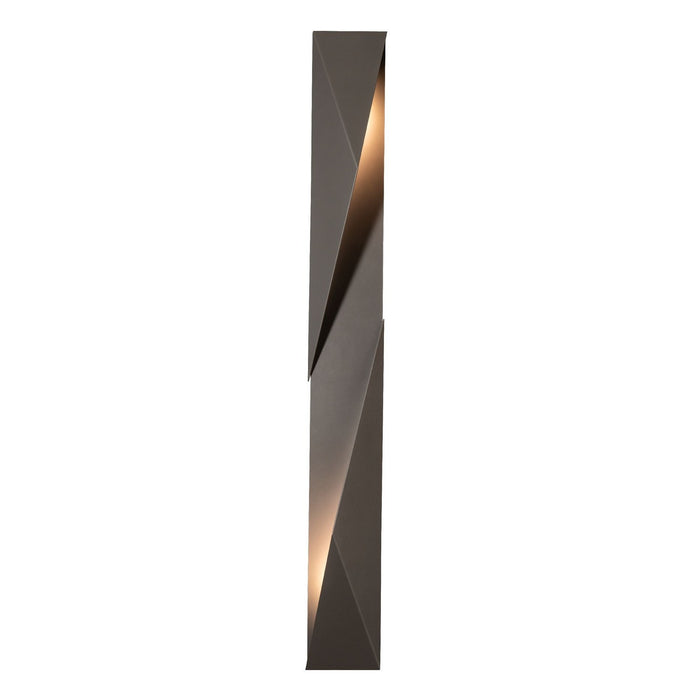 Hubbardton Forge 302044-SKT-LFT-78 Two Light Outdoor Wall Sconce, Coastal Burnished Steel