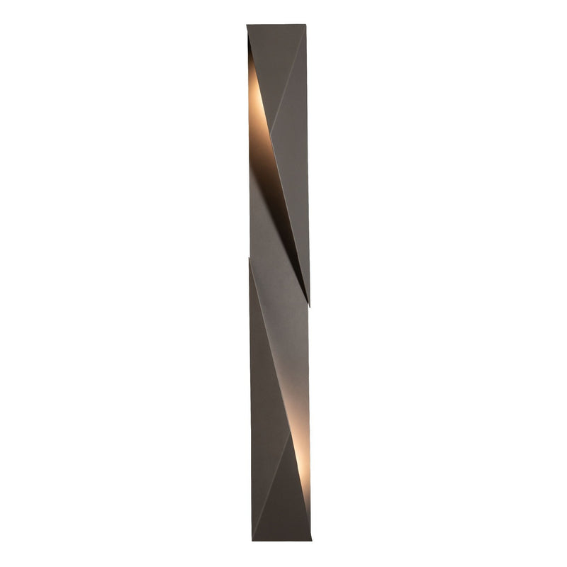 Hubbardton Forge 302044-SKT-RGT-78 Two Light Outdoor Wall Sconce, Coastal Burnished Steel