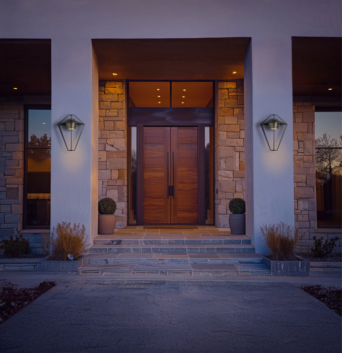 Hubbardton Forge 302654-SKT-80-77 One Light Outdoor Wall Sconce, Coastal Black