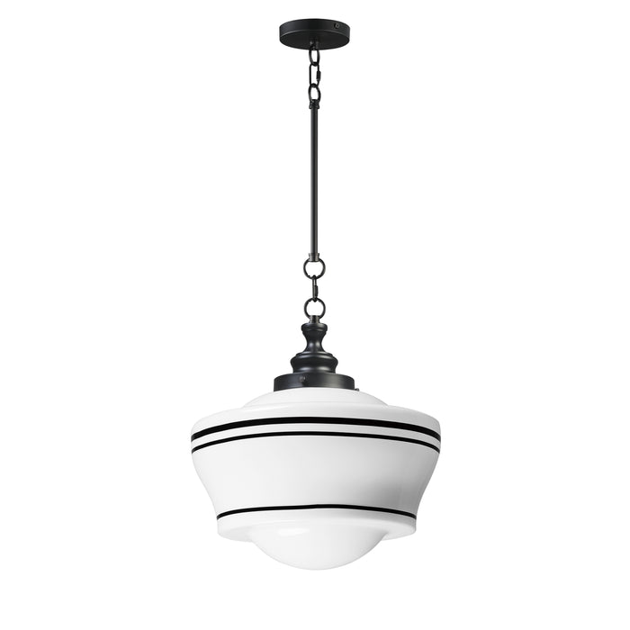 Maxim 21533WTBK One Light Pendant, Black