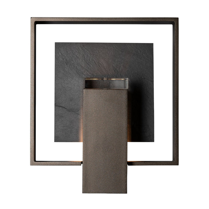 Hubbardton Forge 302660-SKT-14-SL-ZM0850 One Light Outdoor Wall Sconce, Coastal Oil Rubbed Bronze