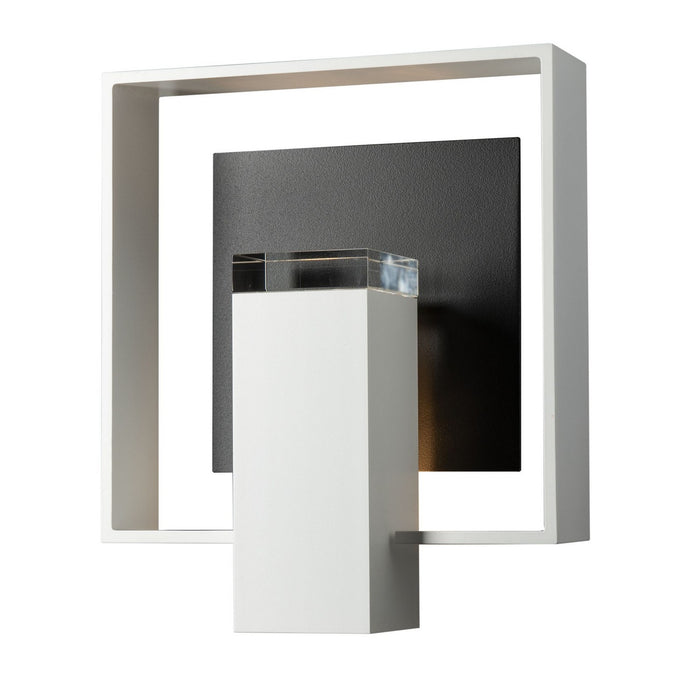 Hubbardton Forge 302663-SKT-02-80-ZM0850 One Light Outdoor Wall Sconce, Coastal White