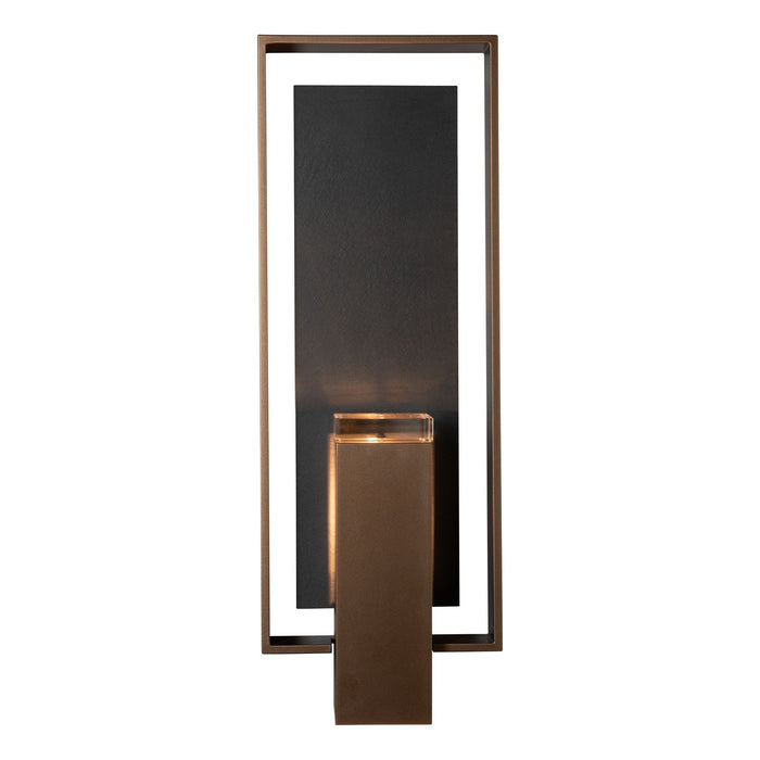 Hubbardton Forge 302664-SKT-75-SL-ZM0850 Two Light Outdoor Wall Sconce, Coastal Bronze