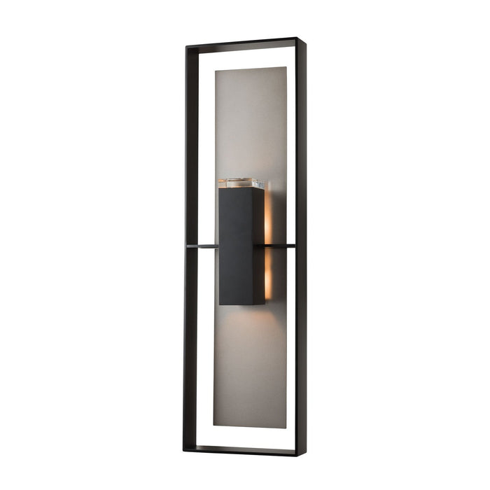 Hubbardton Forge 302667-SKT-80-78-ZM0850 Two Light Outdoor Wall Sconce, Coastal Black