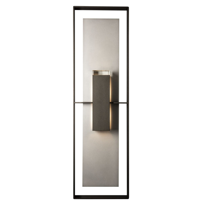 Hubbardton Forge 302668-SKT-14-78-ZM0851 Two Light Outdoor Wall Sconce, Coastal Oil Rubbed Bronze