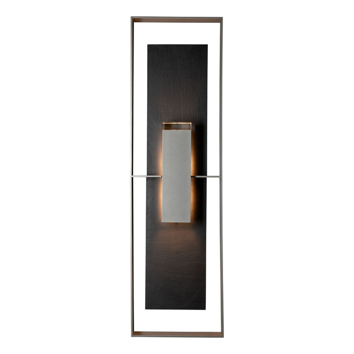 Hubbardton Forge 302669-SKT-78-SL-ZM0851 Two Light Outdoor Wall Sconce, Coastal Burnished Steel