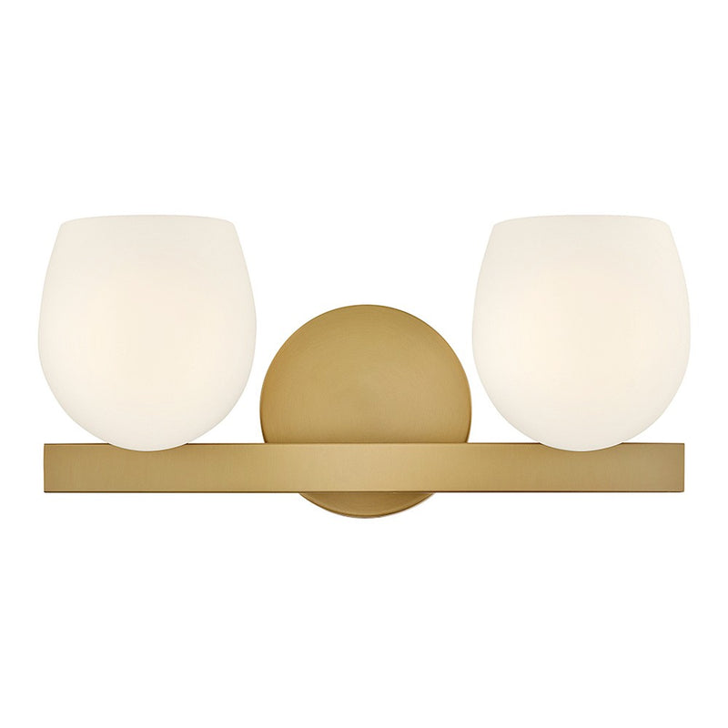 Hinkley 57022LCB-LL LED Vanity, Lacquered Brass