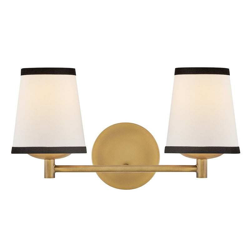Hinkley 57052LCB-OW LED Vanity, Lacquered Brass