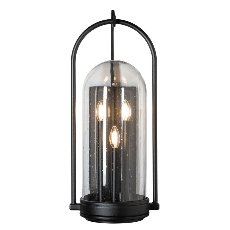 Hubbardton Forge 305213-SKT-80-II0826 Three Light Outdoor Wall Sconce, Coastal Black