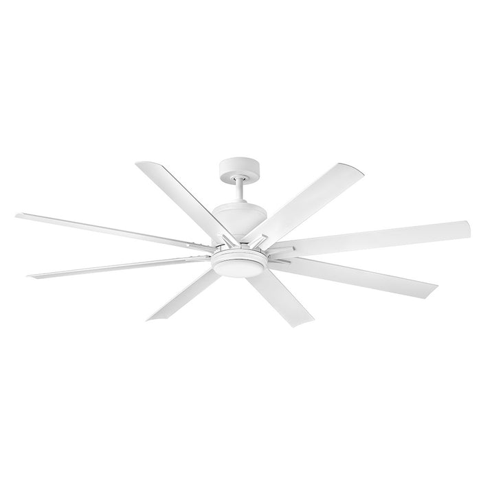 Hinkley 907166FMW-LWD 66" LED Smart Fan, Matte White