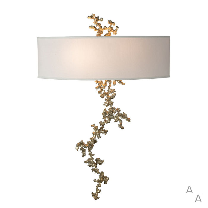 Hubbardton Forge 402036-SKT-86-SF1692 LED Wall Sconce, Modern Brass