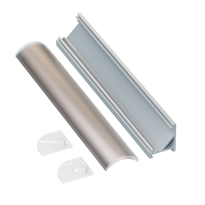 American Lighting PE-RAD-2M-BNDL1 Radius Bundle Of 1, Aluminum