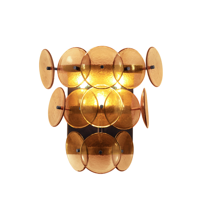 Maxim 21820AMGM Three LIght Wall Sconce, Gunmetal