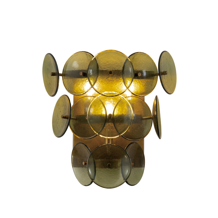 Maxim 21820GNWBR Three LIght Wall Sconce, Weathered Brass