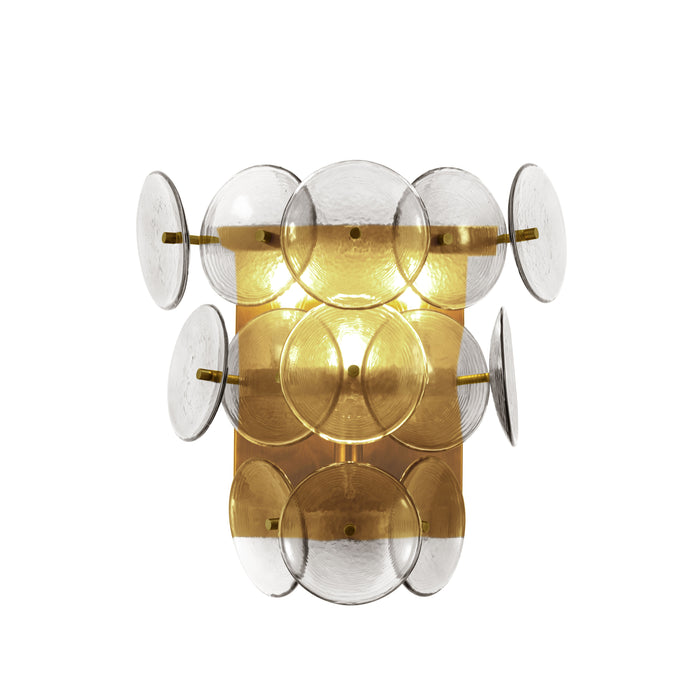 Maxim 21820TCWBR Three LIght Wall Sconce, Weathered Brass
